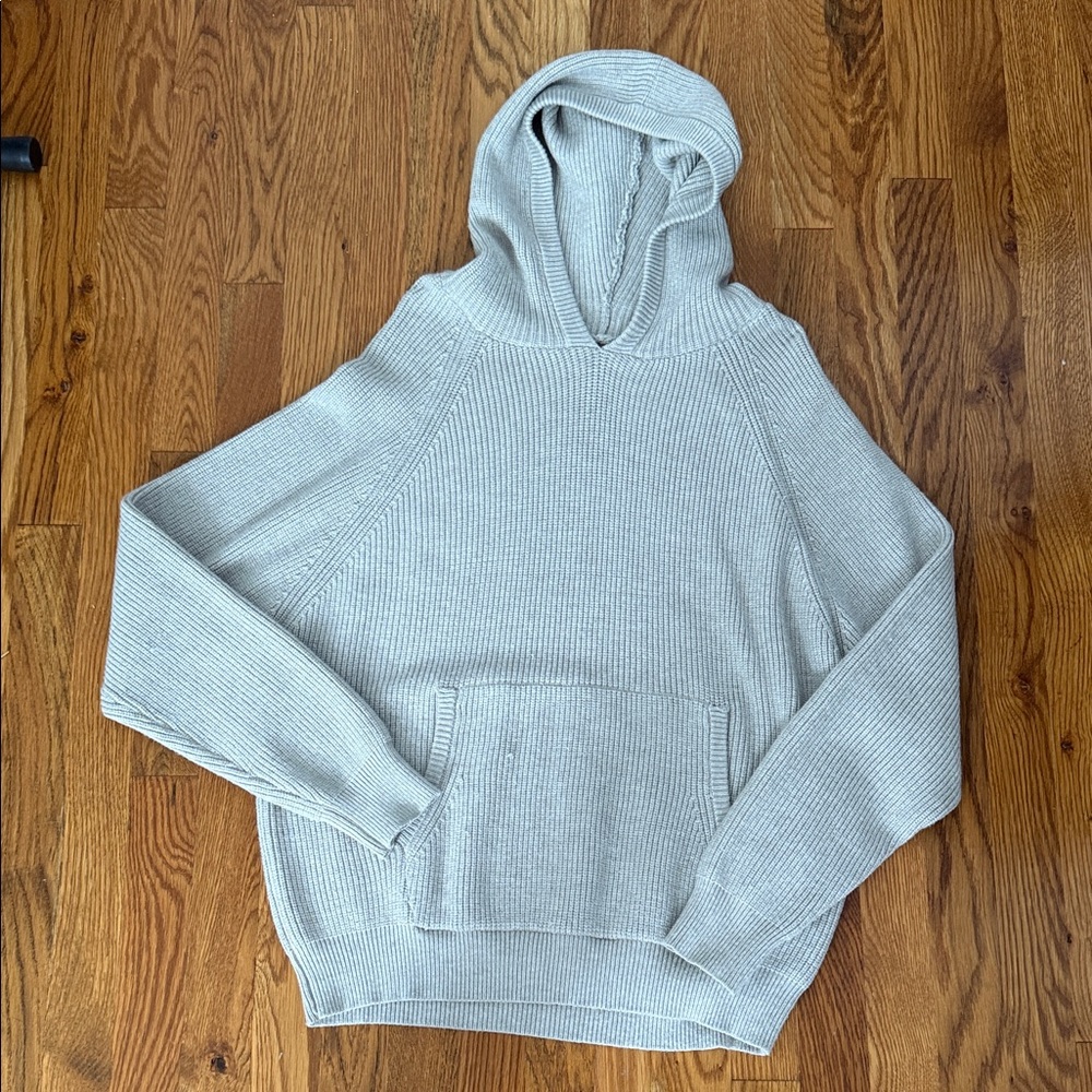 Edikted Light Gray Ribbed Sweater